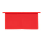 On the Rocks Tray for Ice Cubes - Red - Front
