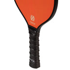 Onix V2 Pickleball Paddle in Baltic Birch Laser Engraving - Orange - Left Angle Detail 2