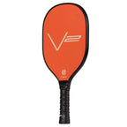 Onix V2 Pickleball Paddle in Baltic Birch Laser Engraving - Orange - Left Angle