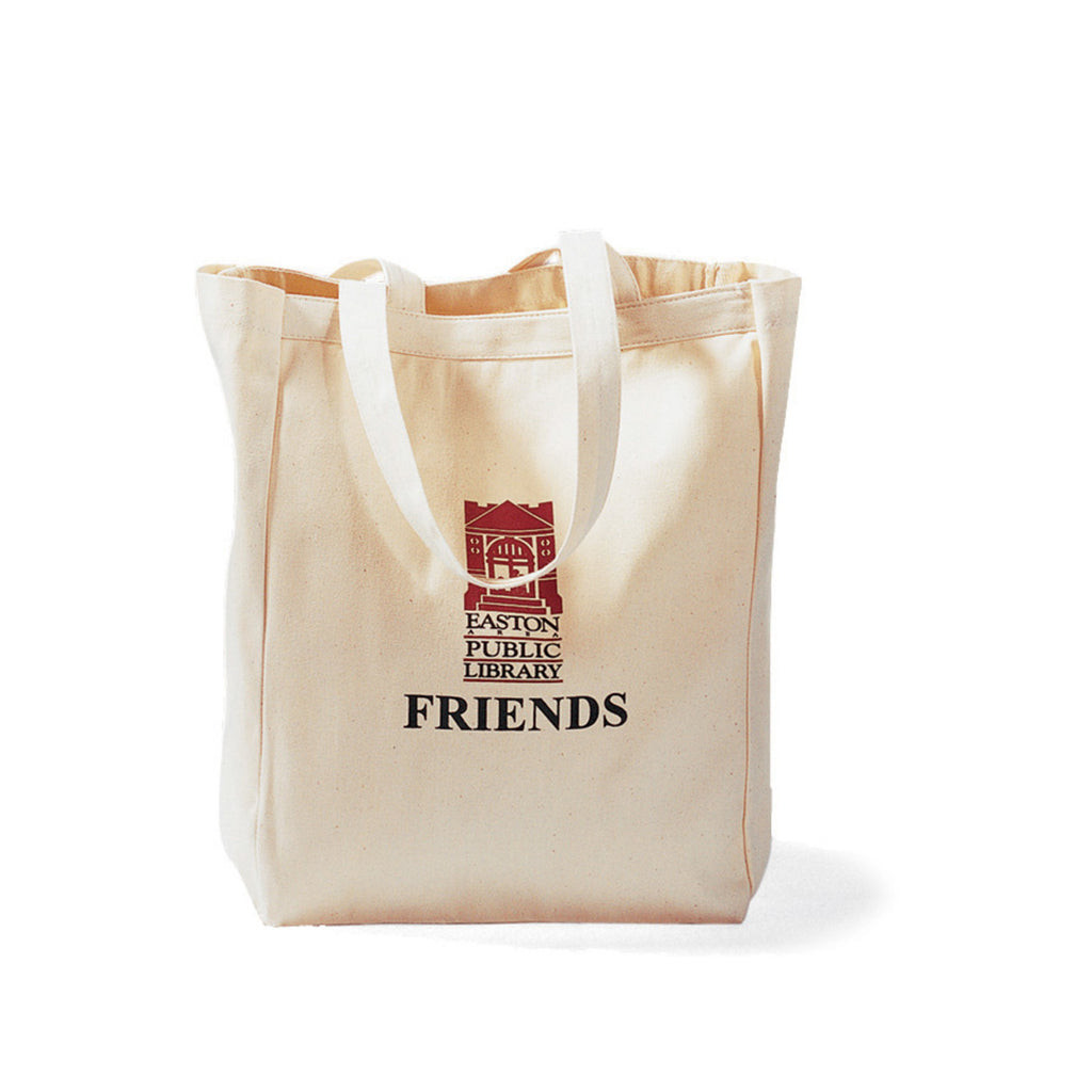 Open Top Cotton Canvas Tote, 9 oz - Natural - View 1