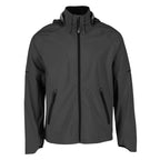 Oracle Waterproof Softshell Jacket with Camo Lining for Men Embroidery - Grey Storm - Flat