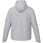 Oracle Waterproof Softshell Jacket with Camo Lining for Men Embroidery - Silver - Back