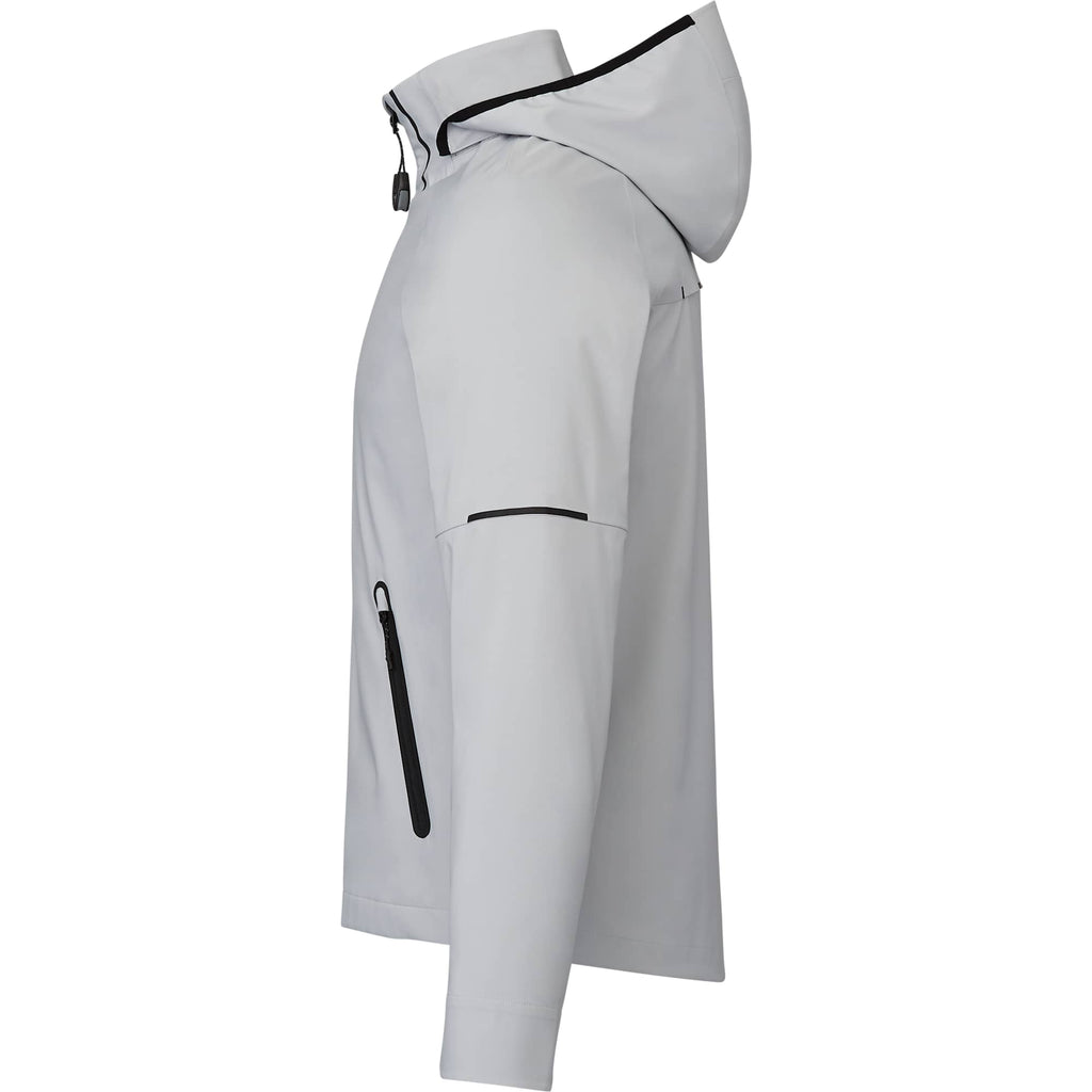 Oracle Waterproof Softshell Jacket with Camo Lining for Men Laser Engraving - Silver - Left Side