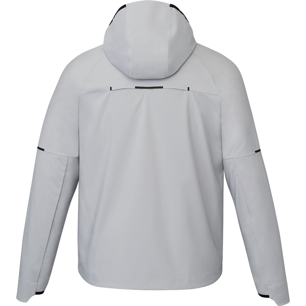 Oracle Waterproof Softshell Jacket with Camo Lining for Men Transfer - Silver - Back