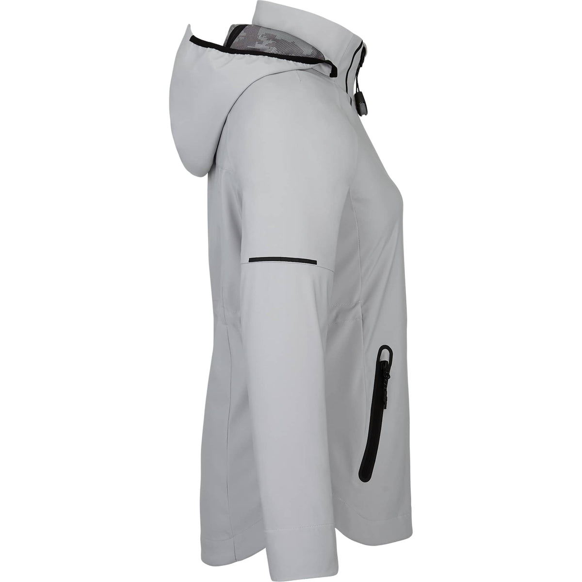Oracle Waterproof Softshell Jacket with Camo Lining for Women Embroidery - Silver - Right Side