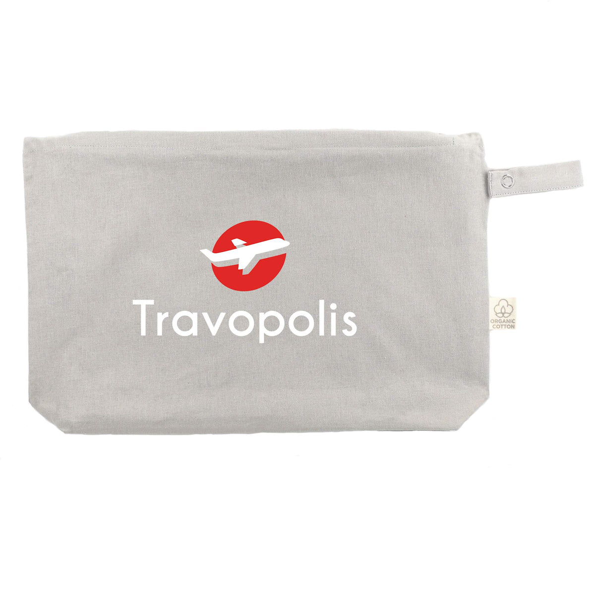 Organic Cotton Travel Blanket and Eye Mask Set - Natural - Front