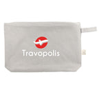 Organic Cotton Travel Blanket and Eye Mask Set Transfer - Natural - Front