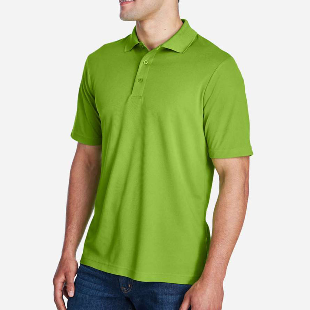 Origin Performance Pique Polo for Men - Acid Green - Green_Side