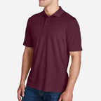 Origin Performance Pique Polo for Men - Burgundy - Side