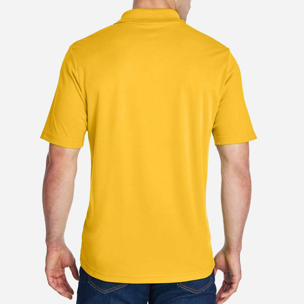 Origin Performance Pique Polo for Men - Campus Gold - Gold_Back