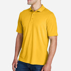 Origin Performance Pique Polo for Men - Campus Gold - Gold_Side
