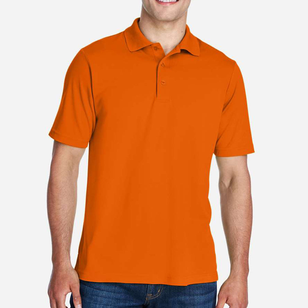 Origin Performance Pique Polo for Men - Campus Gold - Orange_Blank