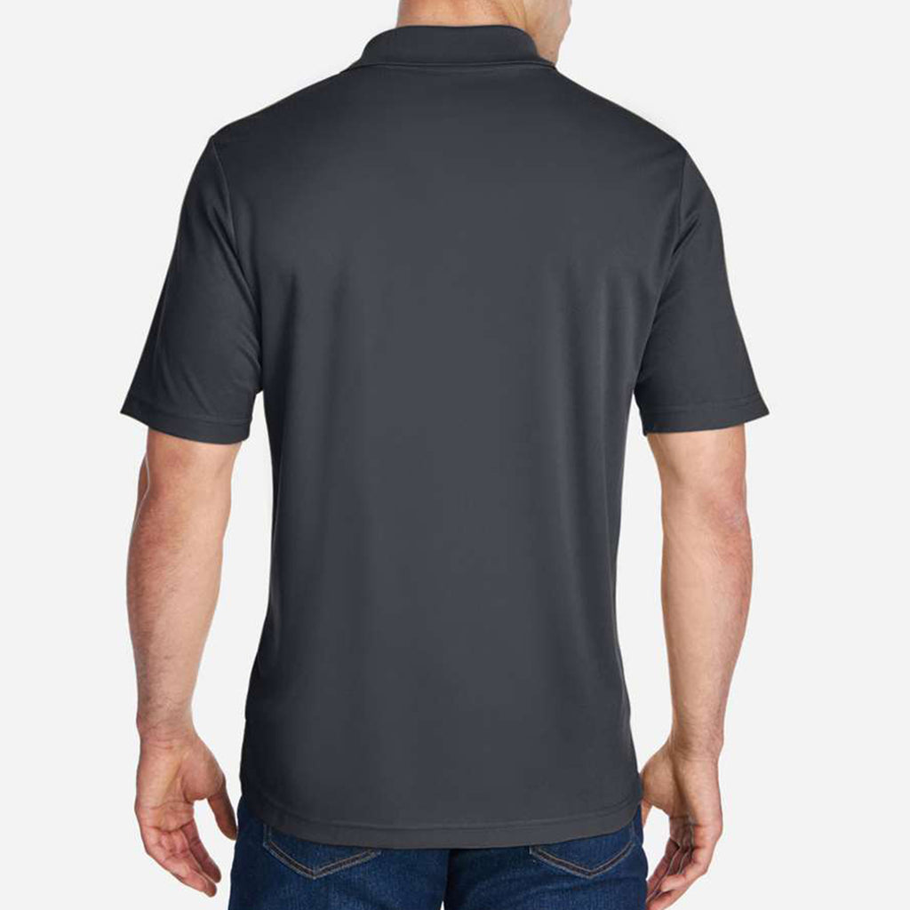 Origin Performance Pique Polo for Men - Carbon - Back