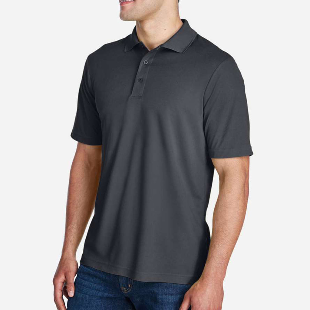Origin Performance Pique Polo for Men - Carbon - Side
