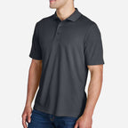 Origin Performance Pique Polo for Men - Carbon - Side