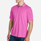Origin Performance Pique Polo for Men - Charity Pink - Pink_Side
