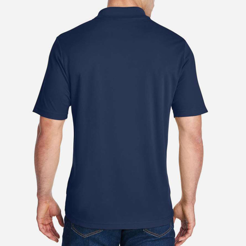 Origin Performance Pique Polo for Men - Classic Red - Navy_Back