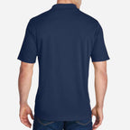 Origin Performance Pique Polo for Men - Classic Red - Navy_Back