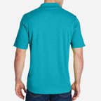 Origin Performance Pique Polo for Men - Clear Teal - Teal_Back