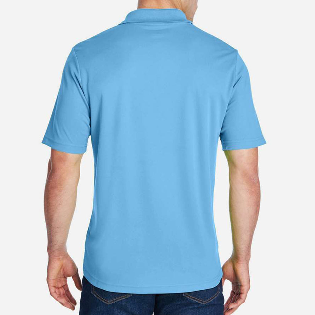 Origin Performance Pique Polo for Men - Columbia Blue - Blue_Back