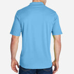 Origin Performance Pique Polo for Men - Columbia Blue - Blue_Back