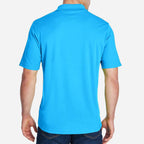 Origin Performance Pique Polo for Men - Electric Blue - Blue_Back