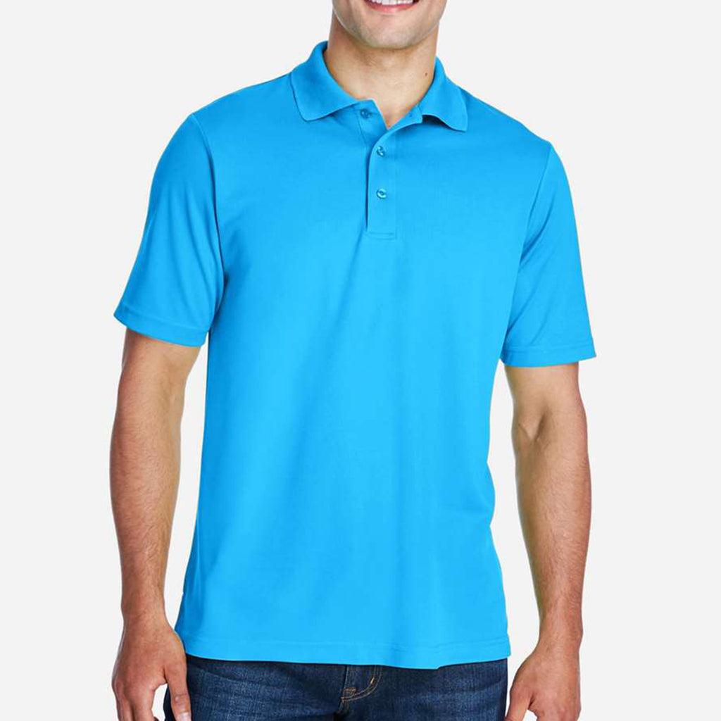 Origin Performance Pique Polo for Men - Electric Blue - Blue_Blank