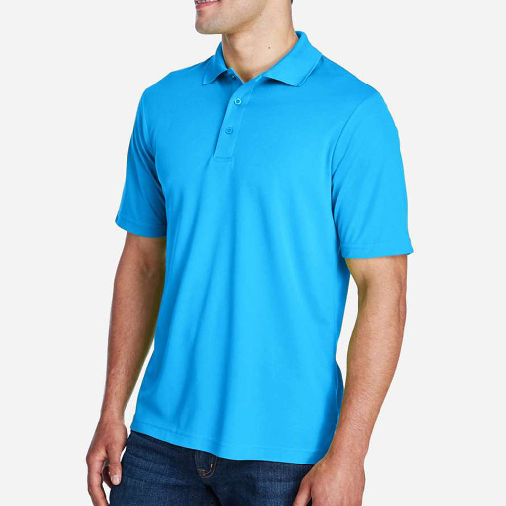 Origin Performance Pique Polo for Men - Electric Blue - Blue_Side