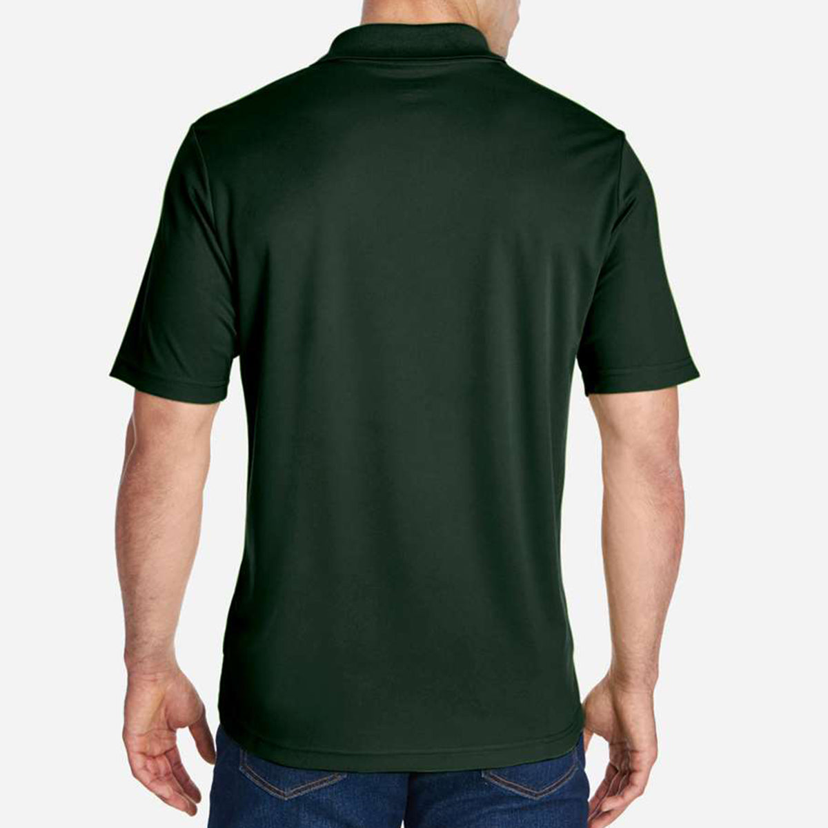 Origin Performance Pique Polo for Men - Forest - Back
