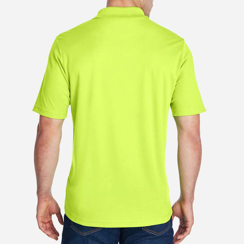 Origin Performance Pique Polo for Men - Safety Yellow - Yellow_Back