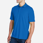 Origin Performance Pique Polo for Men - True Royal - Royal_Side