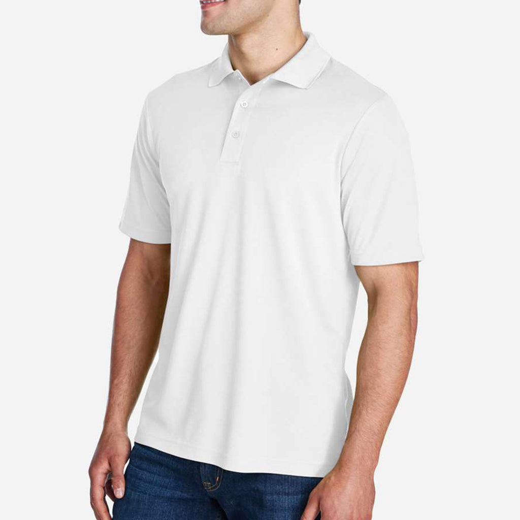 Origin Performance Pique Polo for Men - White - Side