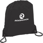 Oriole Classic Polyester Drawstring Bag - Black - Photo