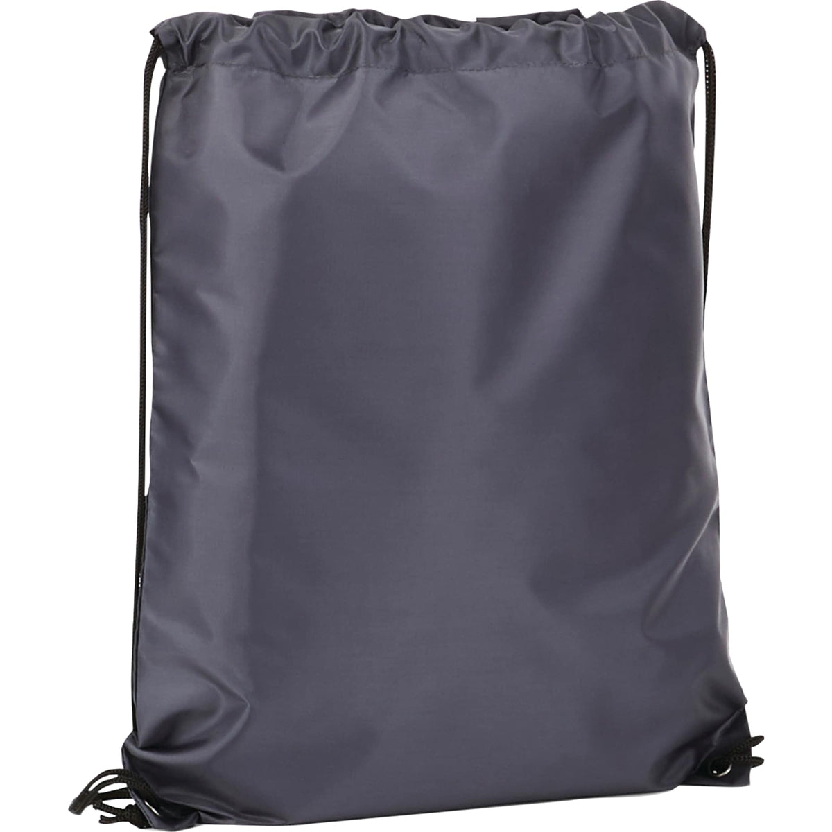 Oriole Classic Polyester Drawstring Bag - Charcoal - Photo 2