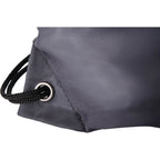 Oriole Classic Polyester Drawstring Bag Full Color - Charcoal - Photo