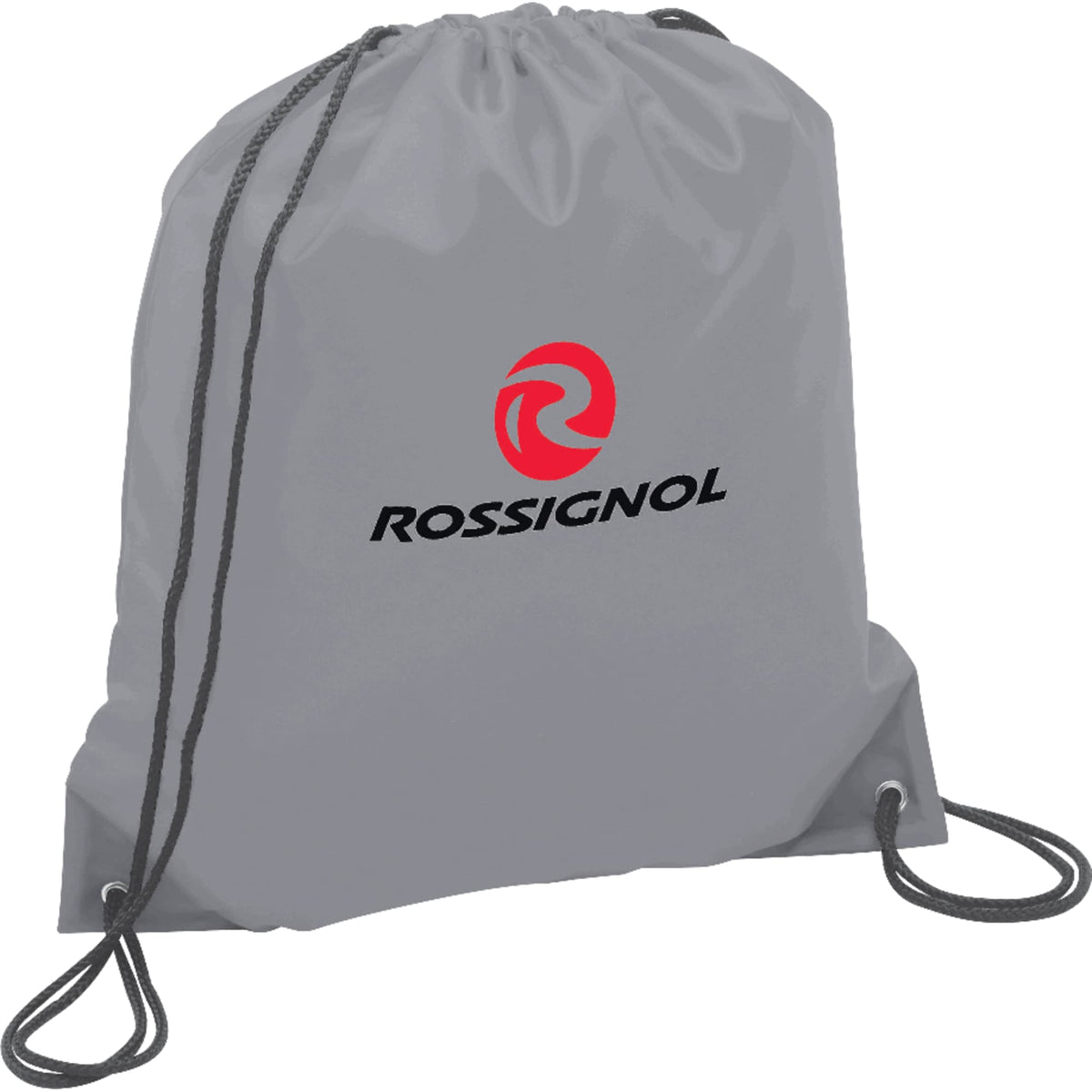 Oriole Classic Polyester Drawstring Bag Full Color - Gray - Photo