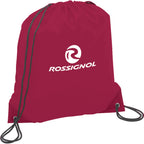 Oriole Classic Polyester Drawstring Bag - Maroon MA - Photo