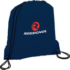 Oriole Classic Polyester Drawstring Bag - Navy Blue - Photo