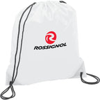 Oriole Classic Polyester Drawstring Bag - White - Photo