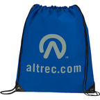 Oriole Drawstring Bag, Large - Royal Blue - Front