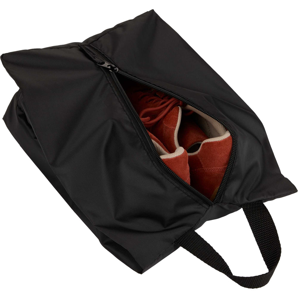 Oriole Shoe Bag in Recycled Ripstop - Black - Detail