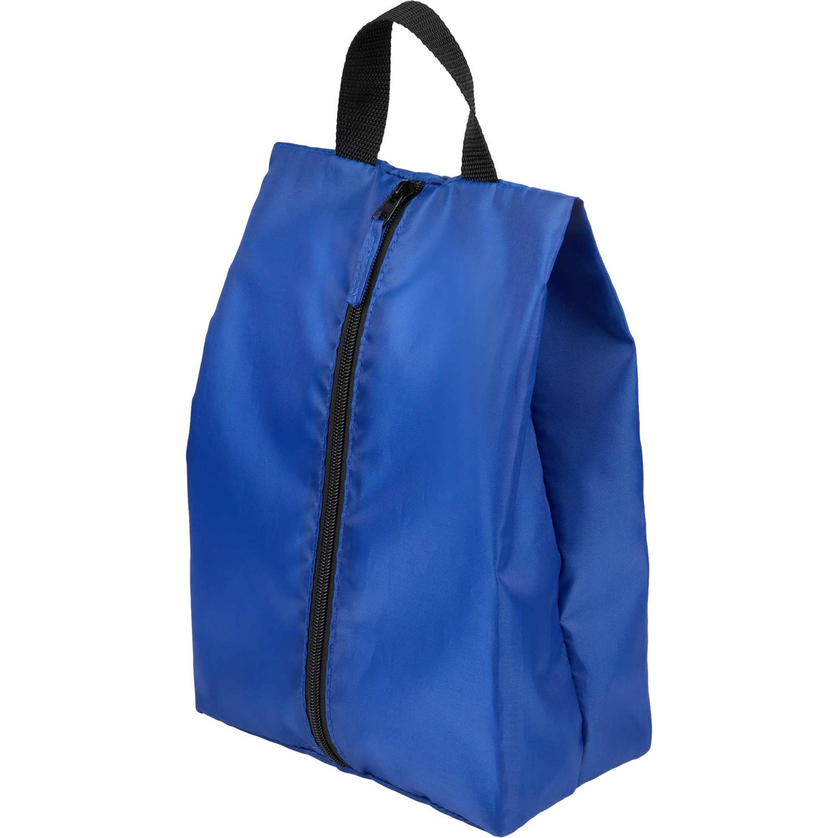 Oriole Shoe Bag in Recycled Ripstop Embroidery - Royal - Left Angle