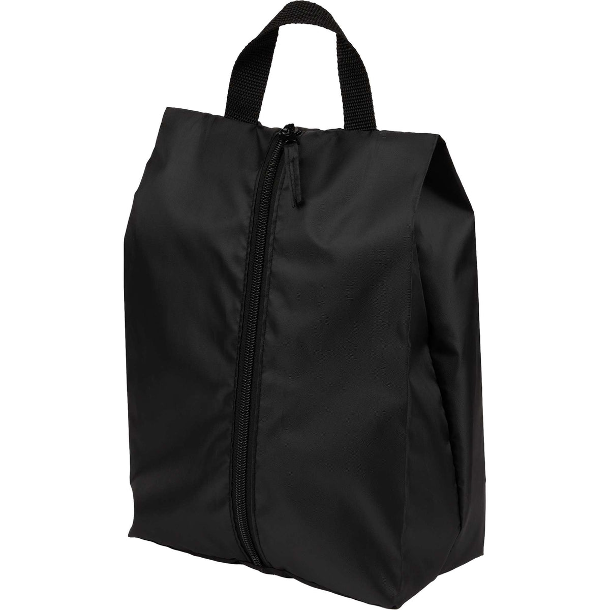 Oriole Shoe Bag in Recycled Ripstop Full Color - Black - Left Angle