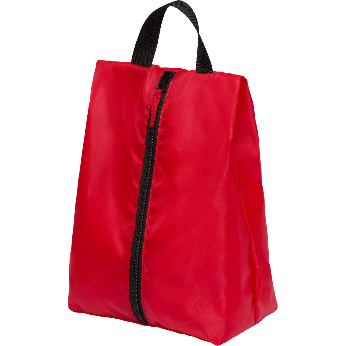 Oriole Shoe Bag in Recycled Ripstop - Red - Left Angle