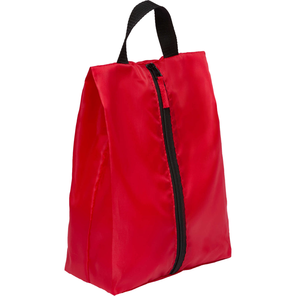 Oriole Shoe Bag in Recycled Ripstop - Red - Right Angle
