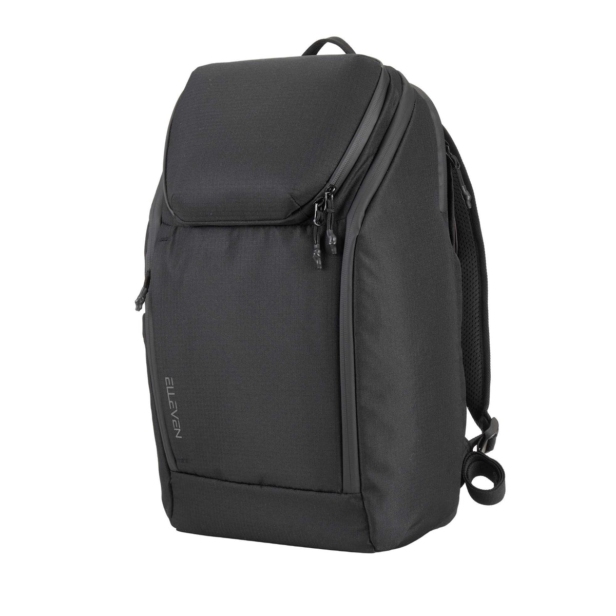 Orion Recycled Carry-On Backpack, 15 Inch Transfer - Black - Left Angle