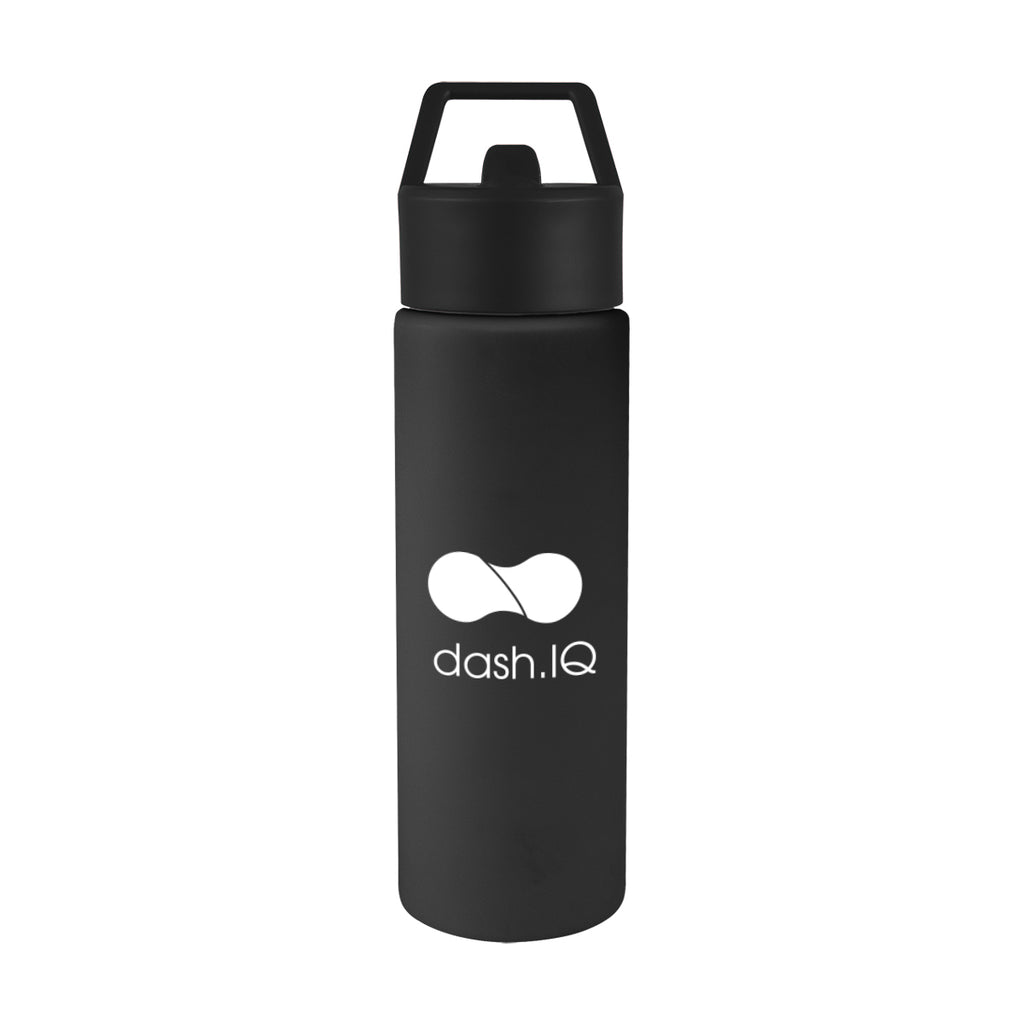 Orion Recycled Stainless Steel Bottle, 32 oz - Black - Silk Screen