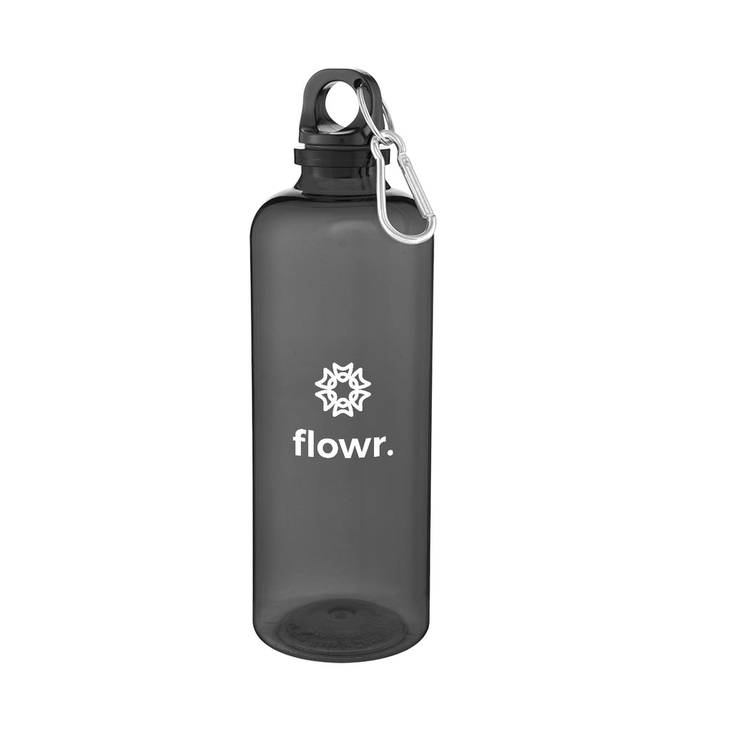 Ormond Bottle with Carabiner Lid, 20 oz - Charcoal - Silk Screen