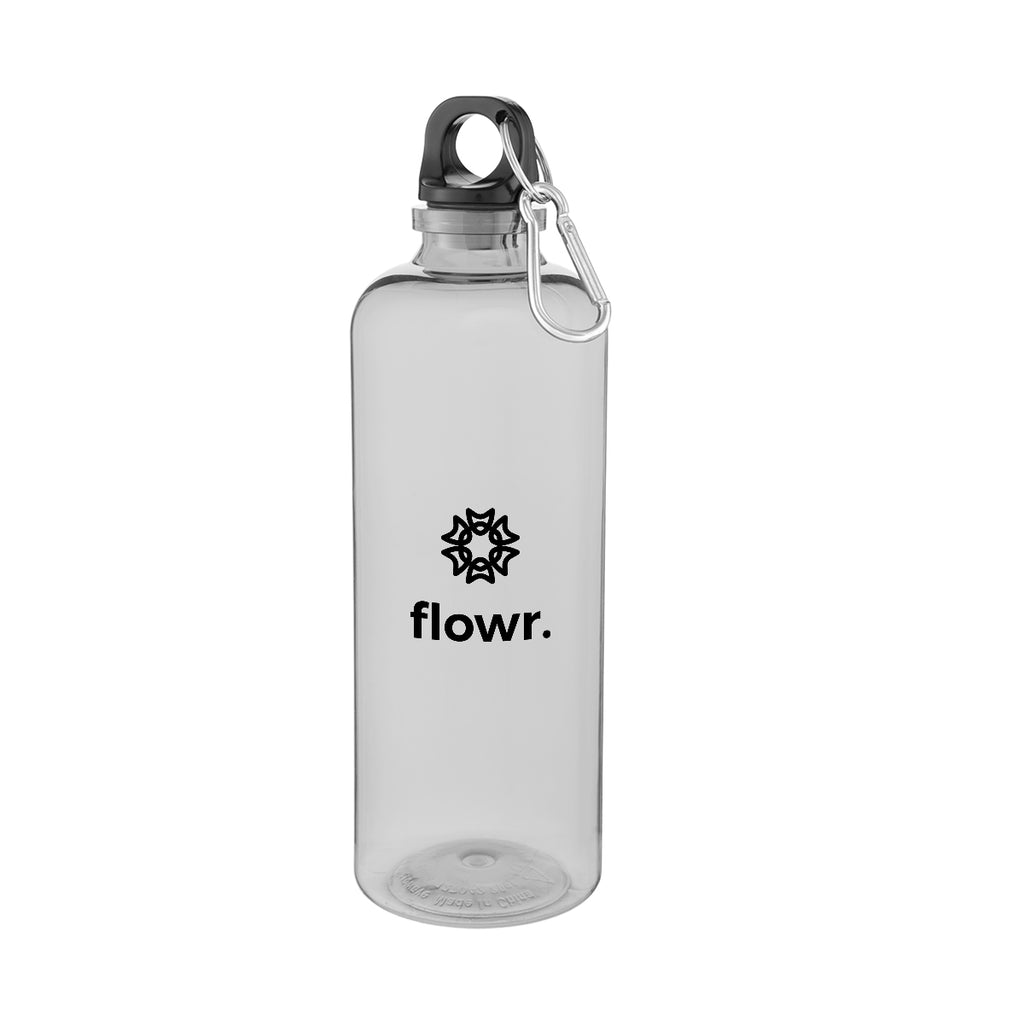 Ormond Bottle with Carabiner Lid, 20 oz - Clear - Silk Screen