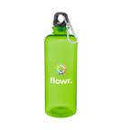 Ormond Bottle with Carabiner Lid, 20 oz - Lime Green - Full Color